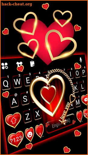 Lovelock Black Keyboard Background screenshot