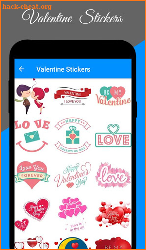 ♥♥Valentine Love Emoji and Stickers.♥♥ screenshot