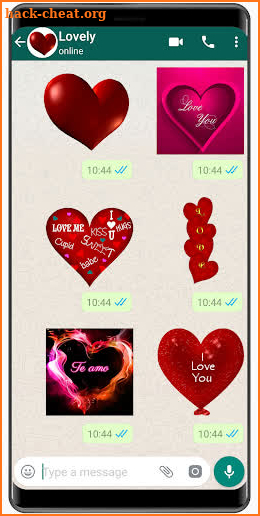 Lovely Amor Stickers ❤️ WAStickerApps Love screenshot