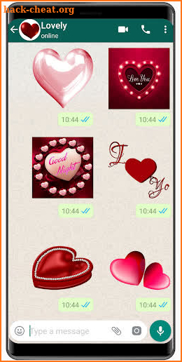 Lovely Amor Stickers ❤️ WAStickerApps Love screenshot