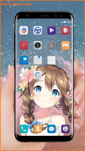 Lovely Anime Girl LIve Wallpaper screenshot
