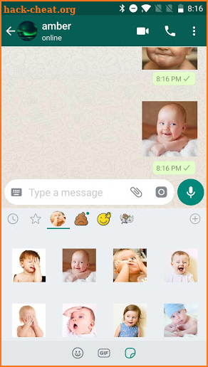 Lovely Baby Stickers for WhatsApp, WAStickerApps screenshot
