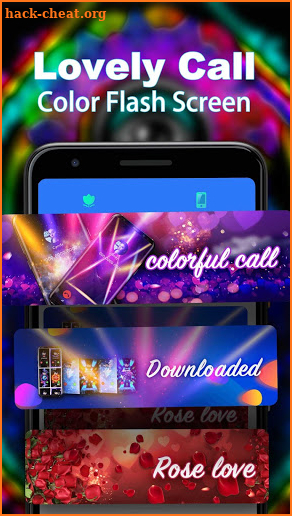 Lovely Call Color Flash Screen screenshot
