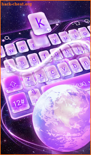 Lovely Dream Starry World Keyboard Theme screenshot