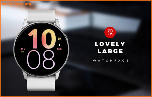 Lovely Large Watch Face screenshot