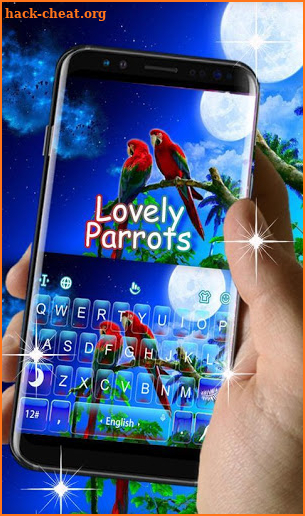 Lovely Parrots Keyboard Theme screenshot