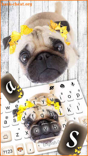 Lovely Puppy Keyboard Theme screenshot