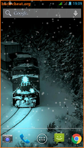 Lovely Snowfall Live Wallpaper screenshot