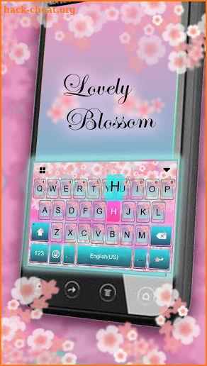 Lovelyblossoms Keyboard Theme screenshot