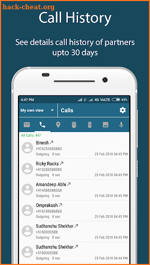 Lover Tracker - free cell phone tracker & monitor screenshot