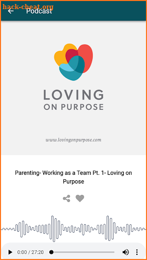 Loving on Purpose screenshot