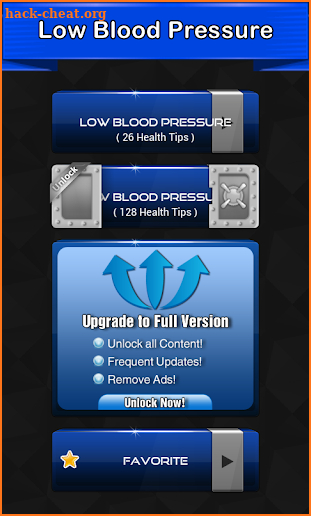 Low Blood Pressure Symptoms screenshot