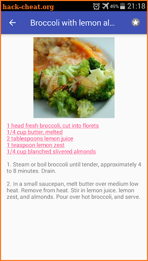 Low-Carb recipes free app. Diet plan weight loss screenshot