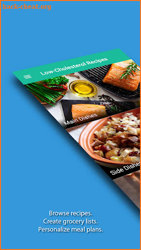 Low-Cholesterol Recipes - Grocery List & Meal Plan screenshot