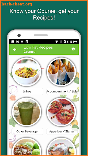 Low Fat Recipes, Fat Burning Foods, Detox Diet App screenshot