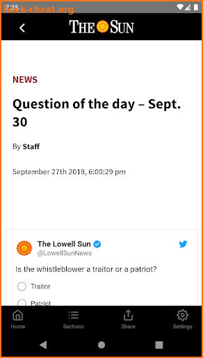 Lowell Sun News screenshot