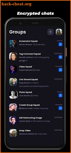 Lowkey – Group chat screenshot