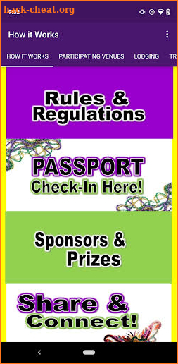 LOZ Mardi Gras Pub Crawl Passport screenshot