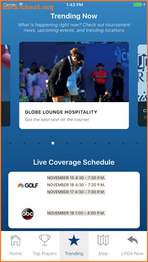 LPGA Fan Experience screenshot