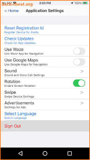 LSN Driver screenshot
