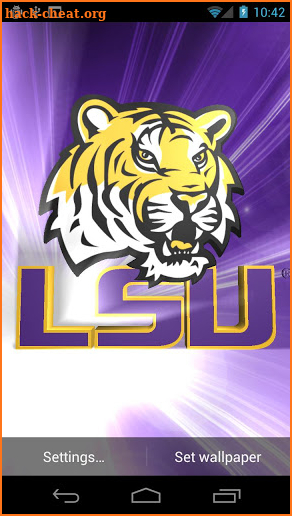 LSU Tigers Live Wallpapers screenshot