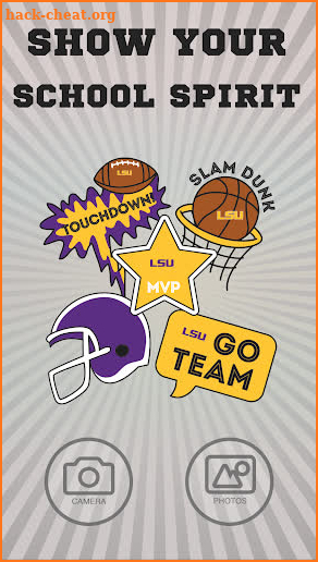 LSU Tigers Selfie Stickers screenshot