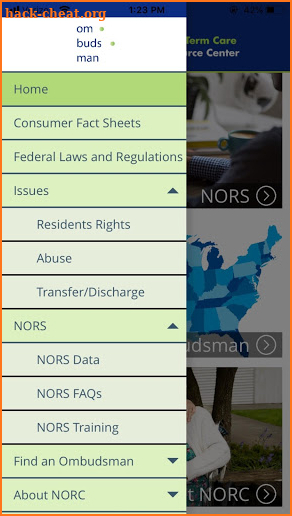 LTC Ombudsman Resource Center screenshot