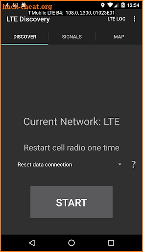 LTE Discovery screenshot