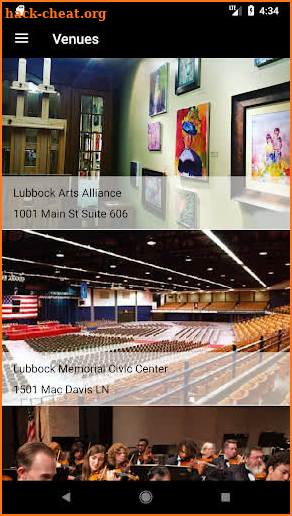Lubbock Cultural Events screenshot