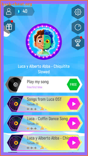 Luca and Alberto Magic Tiles Hop Games screenshot