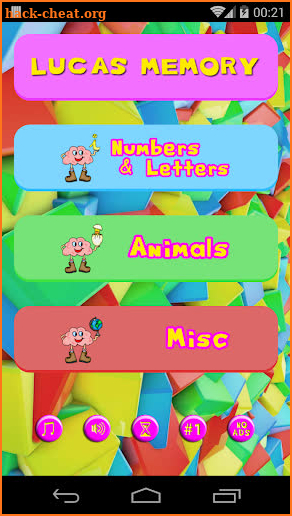 Lucas' Memory Game AdFree screenshot