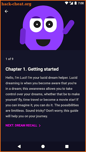 Luci - Dream Journal/Lucid Dream Guide & Recorder screenshot