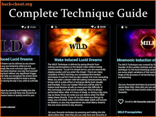 Lucidity Level: Lucid Dreaming Tool/Dream Journal screenshot