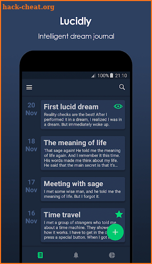 Lucidly: Dream Journal & Lucid Dreaming Helper screenshot