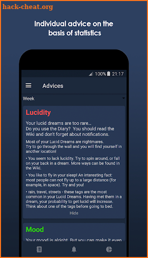 Lucidly: Dream Journal & Lucid Dreaming Helper screenshot
