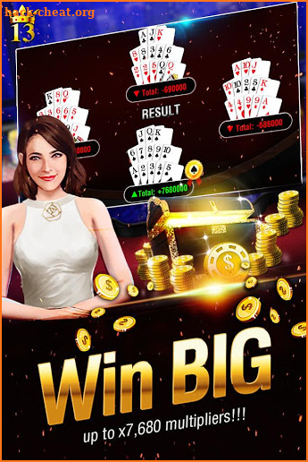 Lucky 13: 13 Card Poker Puzzle screenshot