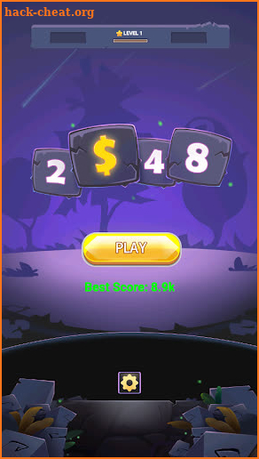 Lucky 2048 puzzle cards screenshot