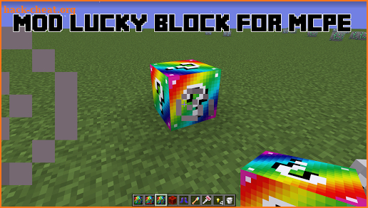 Lucky Block Mod MCPE screenshot
