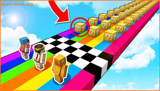 Lucky Block Race for Minecraft Pe (MCPE) screenshot