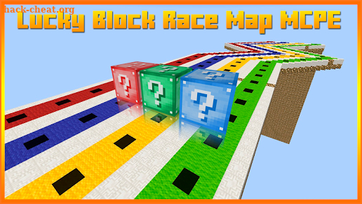 Lucky Block Race Map for MCPE screenshot