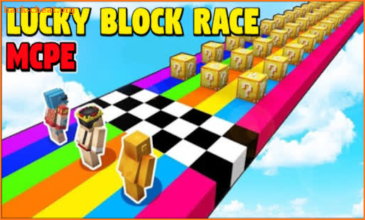 Lucky Block Race Maps for Minecraft PE screenshot