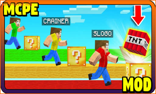 Lucky Block Race MCPE - Minecraft Mod screenshot