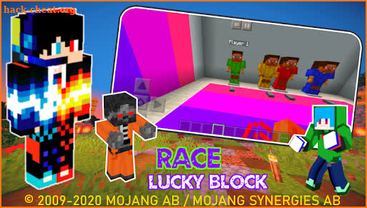 Lucky Block Race Mods Maps for MCPE screenshot