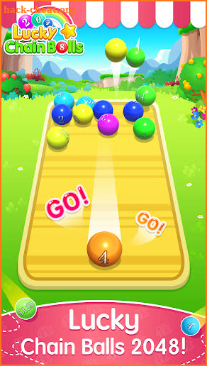Lucky Chain Balls 2048 screenshot
