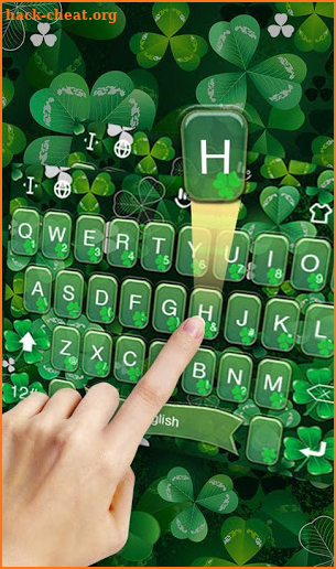 Lucky Clover Keyboard Theme screenshot