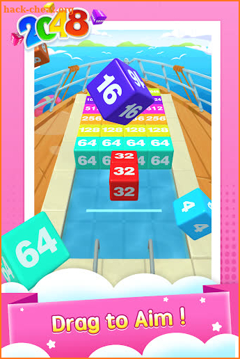 Lucky Cube 2048 -3D Merge Game screenshot