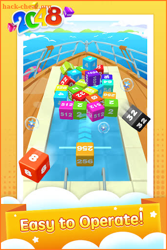 Lucky Cube 2048 -3D Merge Game screenshot