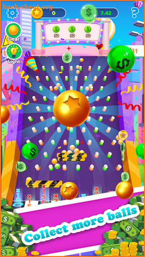 Lucky Dropping Ball 3D screenshot