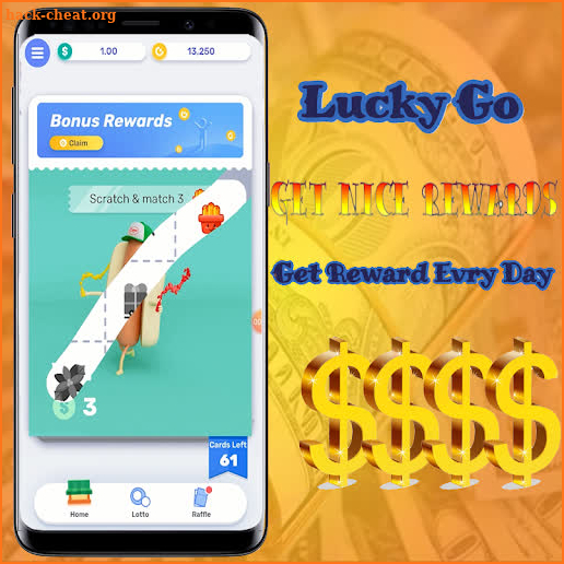 lucky-go how get rewards screenshot