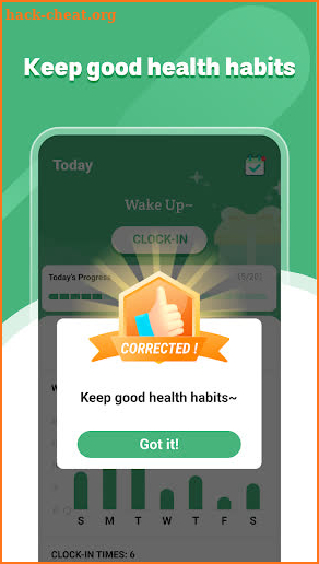 Lucky Habit: health tracker screenshot